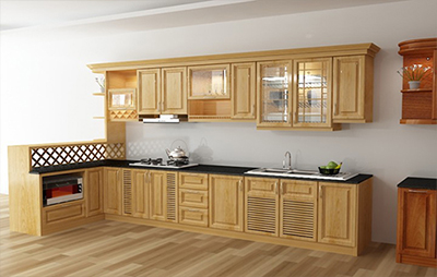 Thi công tủ bếp bằng chất liệu gỗ nào cho tủ bếp nhà bạn trở lên tinh tế
