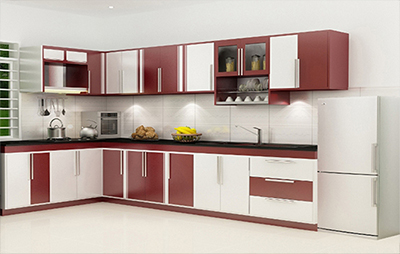 Đóng tủ bếp theo yêu cầu để không gian bếp trở nên sang trọng hơn