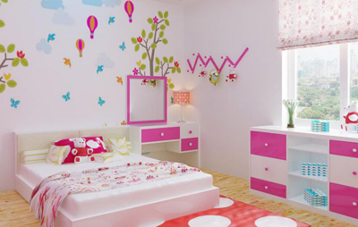Thiết kế nội thất phòng ngủ trẻ em đẹp