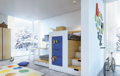 Thiết kế nội thất phòng ngủ cho trẻ em