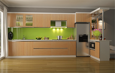 Tủ bếp laminate An Cương mang lại vẻ đẹp, sự sang trọng và hiện đại cho gian bếp của bạn