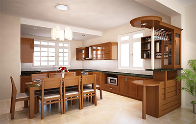 Tủ bếp gỗ xoan đào Hoàng anh gia lai đem lại sự sang trọng cho căn bếp nhà bạn