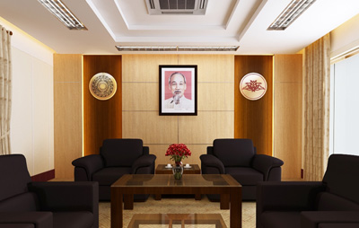Thiết kế nội thất văn phòng tỉnh ủy Thái Nguyên